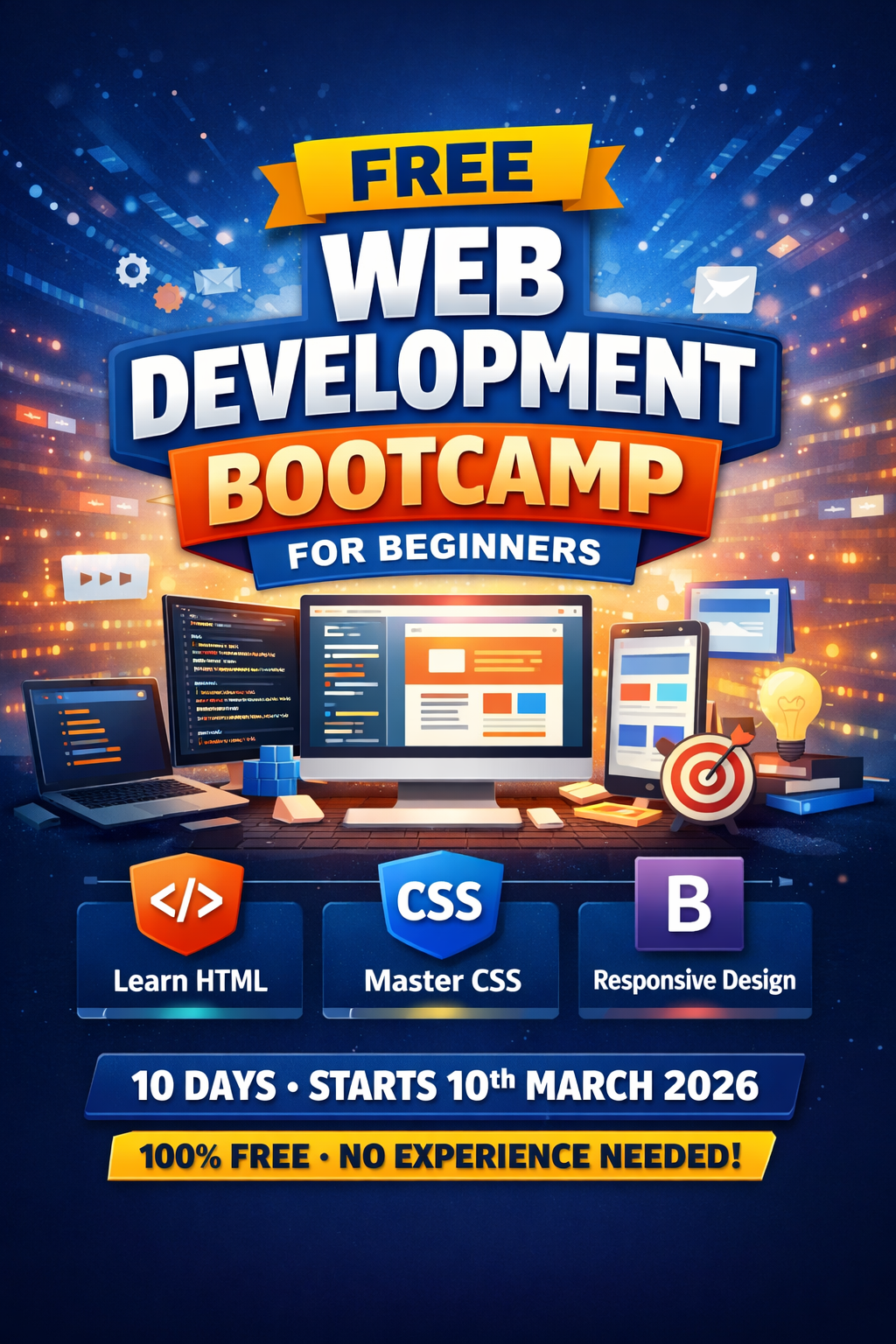 Free Web Development Bootcamp for Beginners